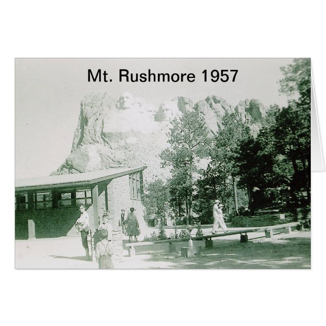 Historical Mt. Rushmore Picture (Front Horizontal)
