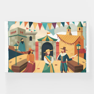 historical-painting-depicting-bunting-banners banner