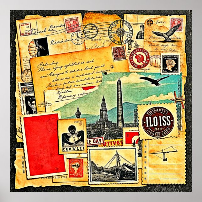 Historical Postal Journey Poster (Front)