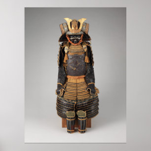 Historical Samurai Armour Photograph Poster