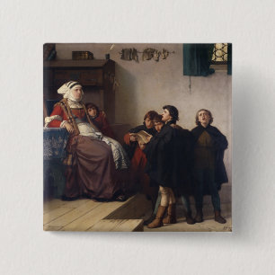 Historical theme, 1872 15 cm square badge