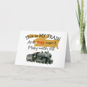 Historical Train Gifts--Hilarious sayings Card