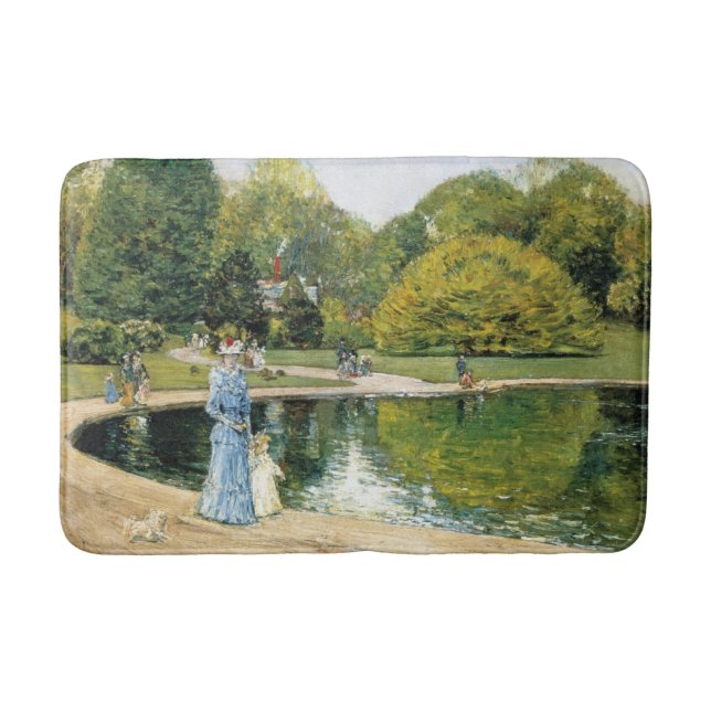 Historical View of Central Park (New York) Bath Mat (Front)