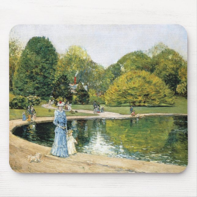 Historical View of Central Park (New York) Mouse Pad (Front)