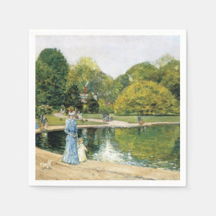 Historical View of Central Park (New York) Napkin