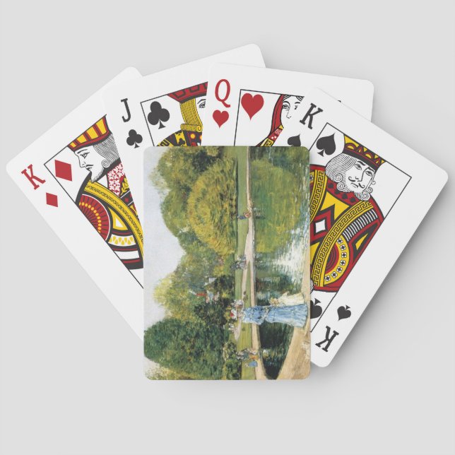 Historical View of Central Park (New York) Playing Cards (Back)