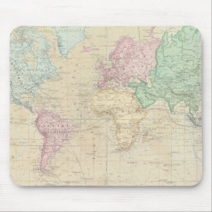 Historical World Map 2 Mouse Pad