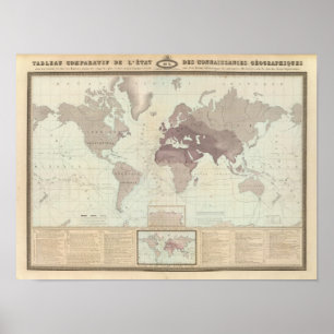Historical World Map Poster