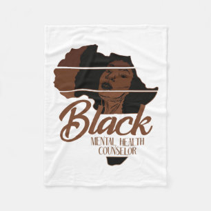 History African Mental Health Counsellor Africa Fleece Blanket