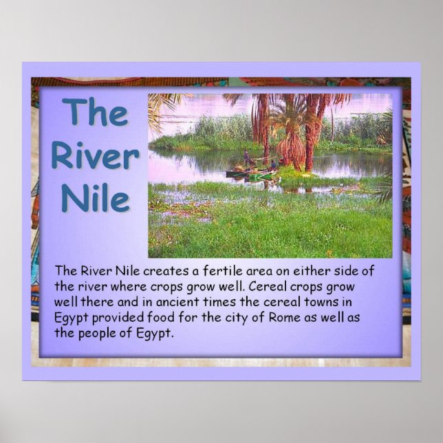 History, Ancient Egypt River Nile Poster (Front)