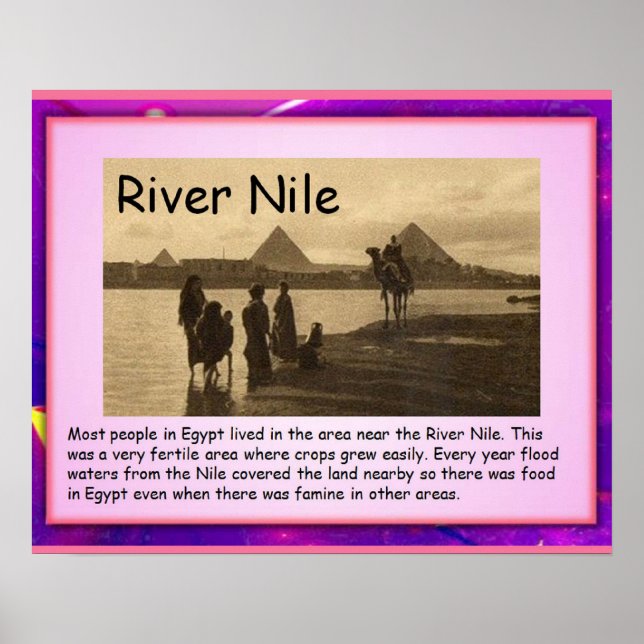 History, Ancient Egypt River Nile Poster (Front)