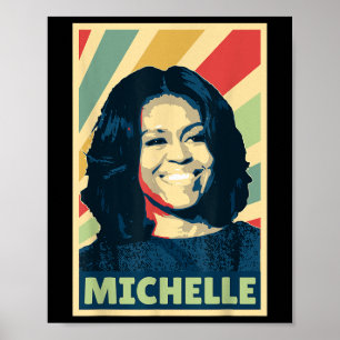 History And Politics Store Michelle Obama Vintage Poster