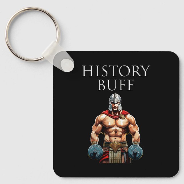 History Buff Roman Centurion Key Ring (Front)