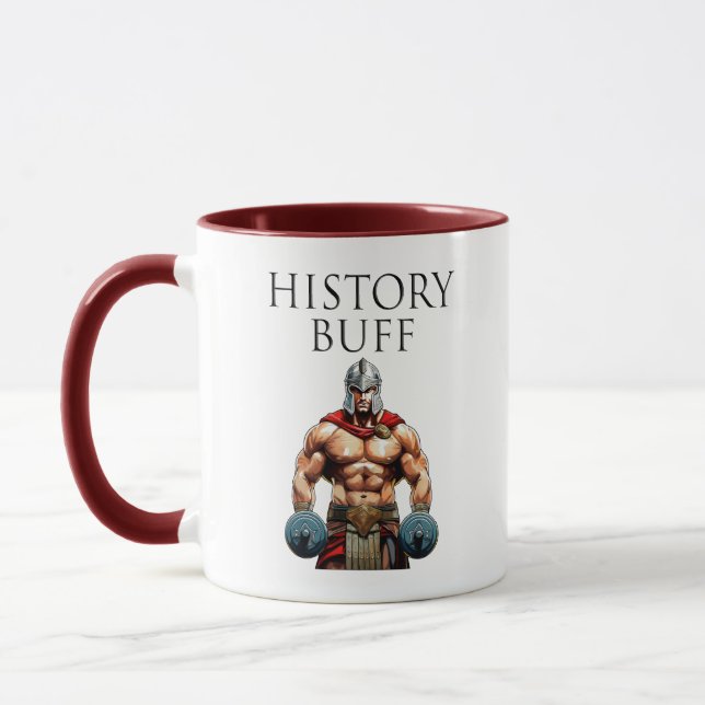 History Buff Roman Centurion Mug (Left)