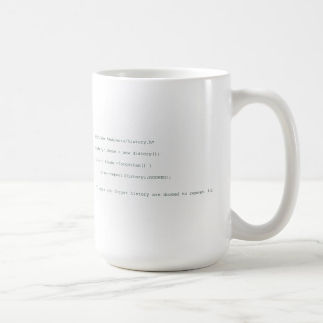 History Coffee Mug (Right)