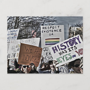 History Has Its Eyes on You Postcard