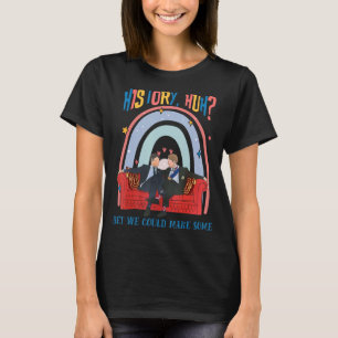 History, Huh Red, White and Royal Blue Vintage Ret T-Shirt