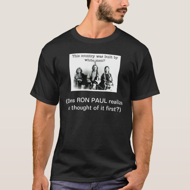 History Lesson for Ron Paul T-Shirt (Front)