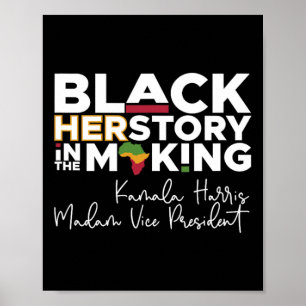 History Month Biden Harris 2024 President American Poster