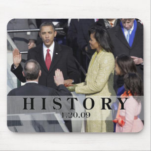 HISTORY: Obama Swearing In Ceremony Mouse Pad