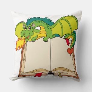 History Of A Dragon Decorative Throw Pillow