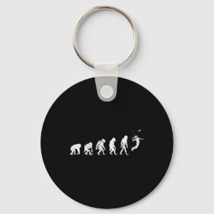 History Of Badminton Lover Print Funny Badminton E Key Ring