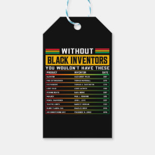 History Of Forgotten Black Inventors Black History Gift Tags