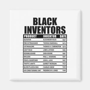 History Of Forgotten Black Inventors Black History Magnet