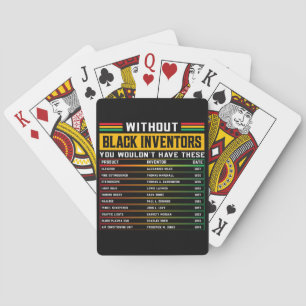 History Of Forgotten Black Inventors Black History Playing Cards