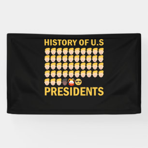 History of U.S Presidents 46th Cool President Banner