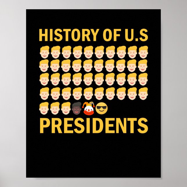 History of U.S Presidents 46th Cool President Poster (Front)