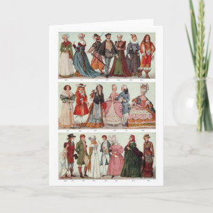 History of Vintage Fashion, Greeting Card