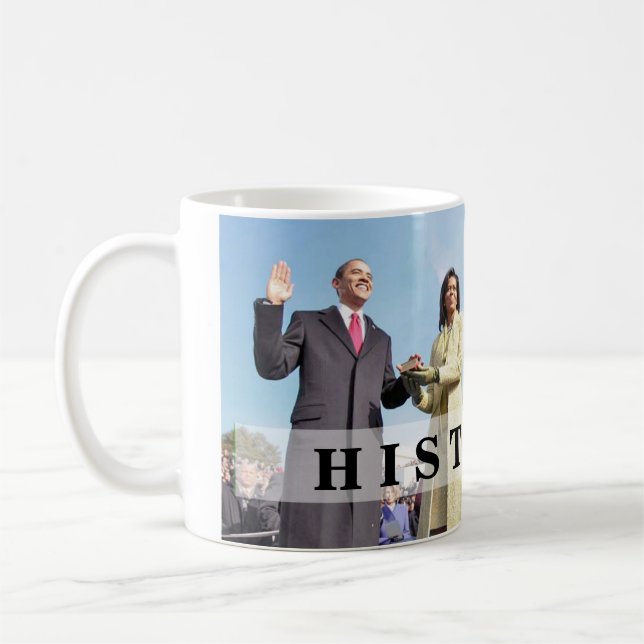 HISTORY: President Obama Swearing In Ceremony Coffee Mug (Left)