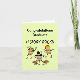 History Rocks Thank You Card