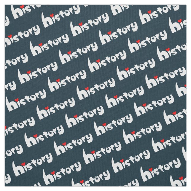 History Small Heart Fabric (Swatch)