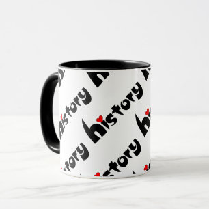 History Small Heart Mug