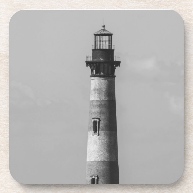 History Stands Tall Grayscale Coaster (Front)