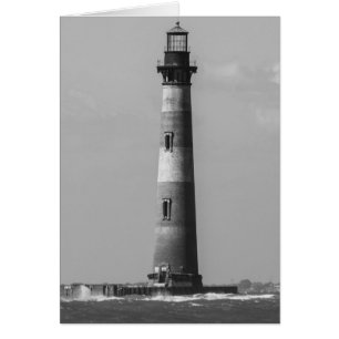 History Stands Tall Grayscale Greeting Card
