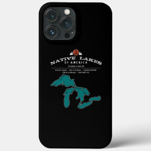 History Superior Michigan Native American Fishing iPhone 13 Pro Max Case