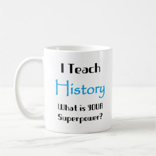 history teach coffee mug