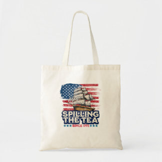 History Teacher Boston Spilling The Tea Since 1773 Tote Bag