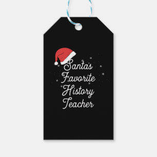 History Teacher Christmas Gift Tags
