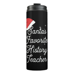 History Teacher Christmas Thermal Tumbler