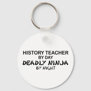 History Teacher Deadly Ninja Key Ring