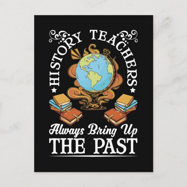 History Teacher Funny Historian Postcard (Front)