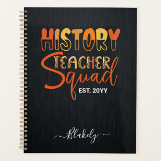 History Teacher Squad  Planner