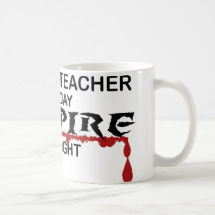 History Teacher Vampire by Night Coffee Mug