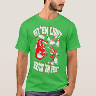 Hit Em Light Funny Bowling T T-Shirt