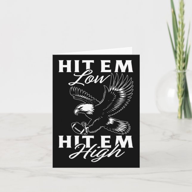 Hit em Low Hit em High  Card (Front)