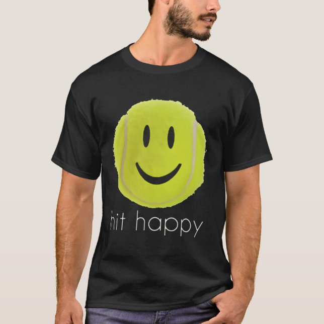 Hit Happy Tennis T-Shirt (Front)